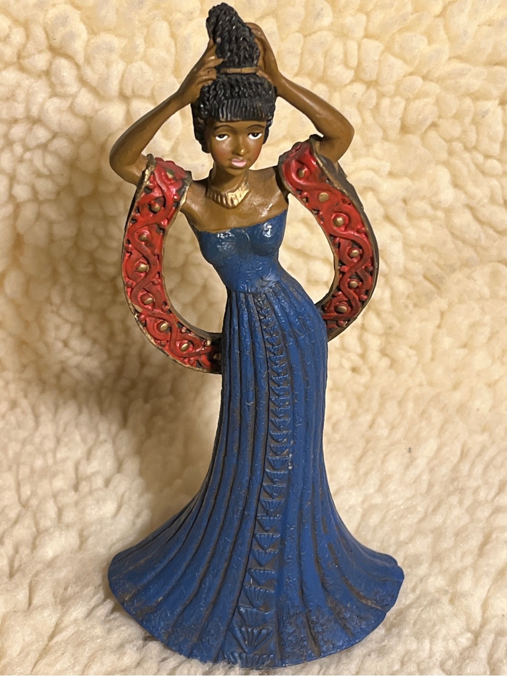 K’s Collection Pretty African Ladies Limited Edition decorative figurine.